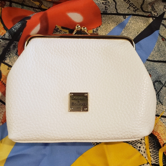 NWT Dooney and Bourke Pebble Grain Logo Lock Bag and Wallet - Picture 4 of 12